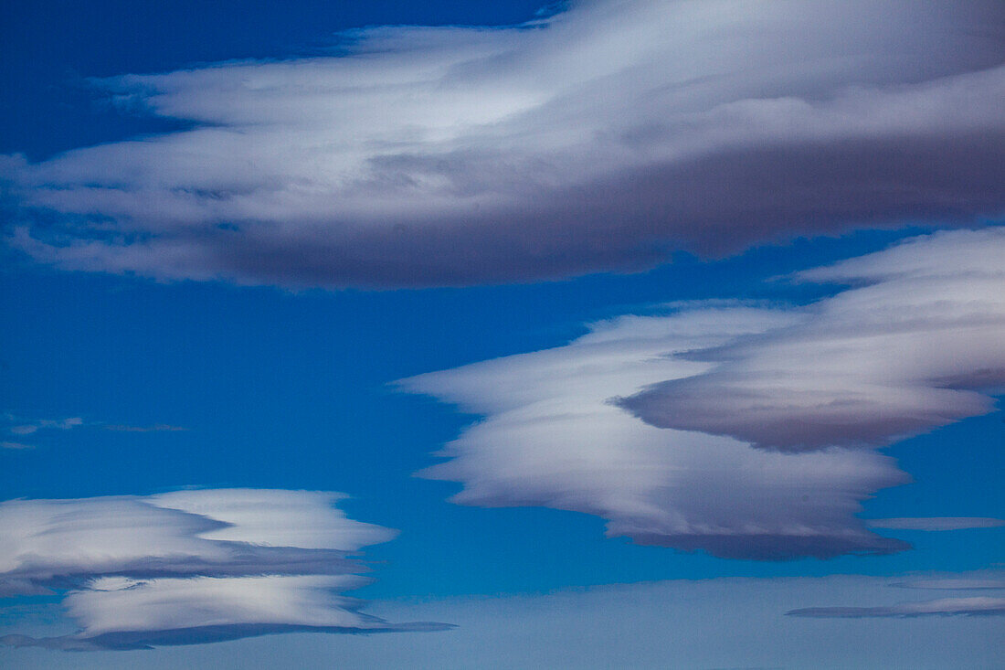 Nordafrika, Marokko, Provinz Ouarzazate, interessante Wolkenformationen