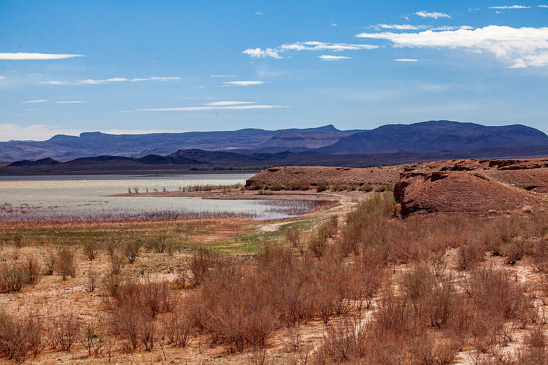  North Africa, Morocco, Ouarzazate Province, reservoir 