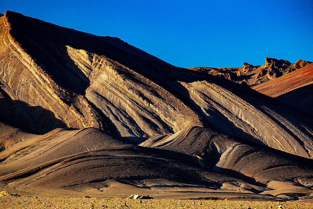  North Africa, Morocco, South, rocky landscape in the evening light 