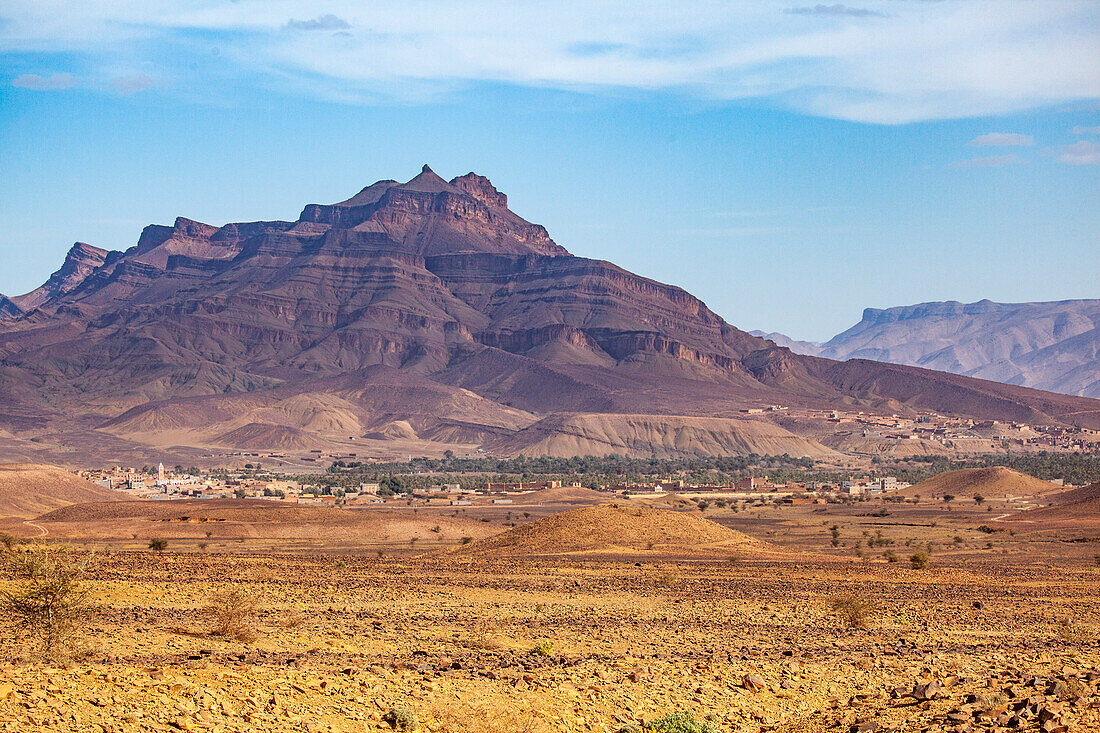 Nordafrika, Marokko, Djebel Kissane, Draa Tal