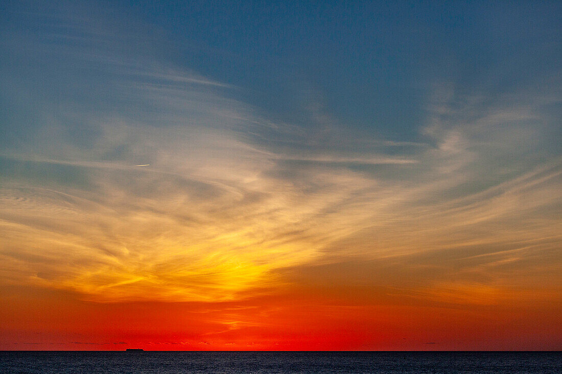 Europa, Portugal, Algarve, Sonnenuntergang, Atlantik,