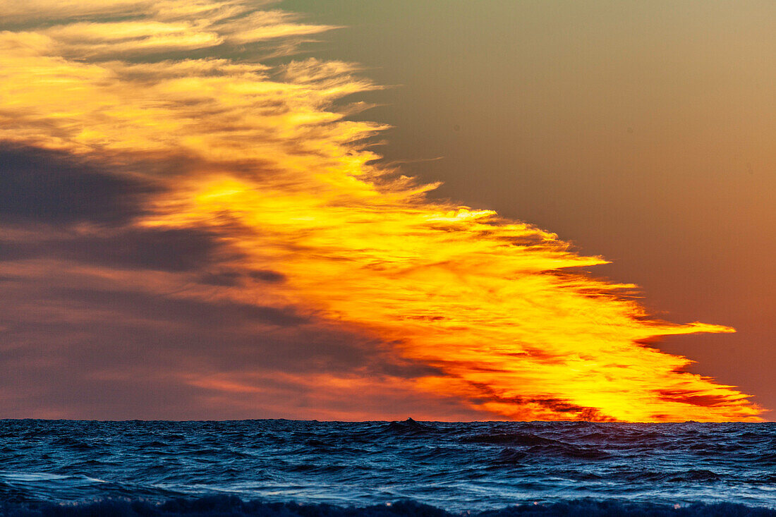 Europa, Portugal, Algarve, Sonnenuntergang, Atlantik,