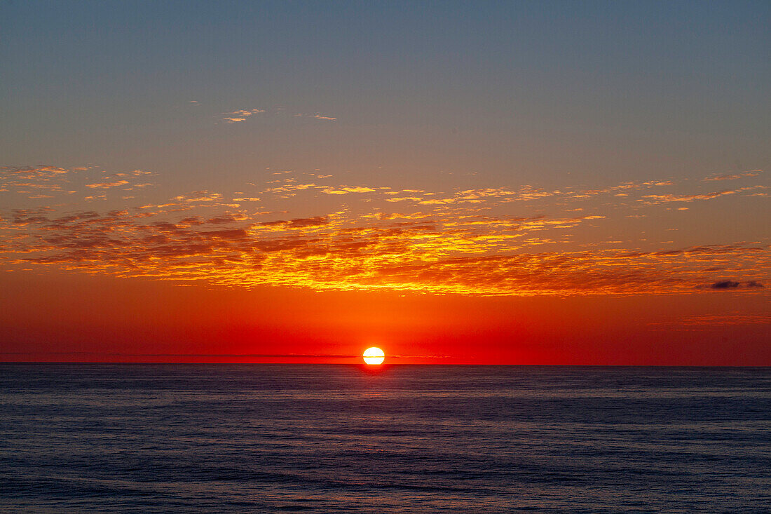 Europa, Portugal, Algarve, Sonnenuntergang, Atlantik,