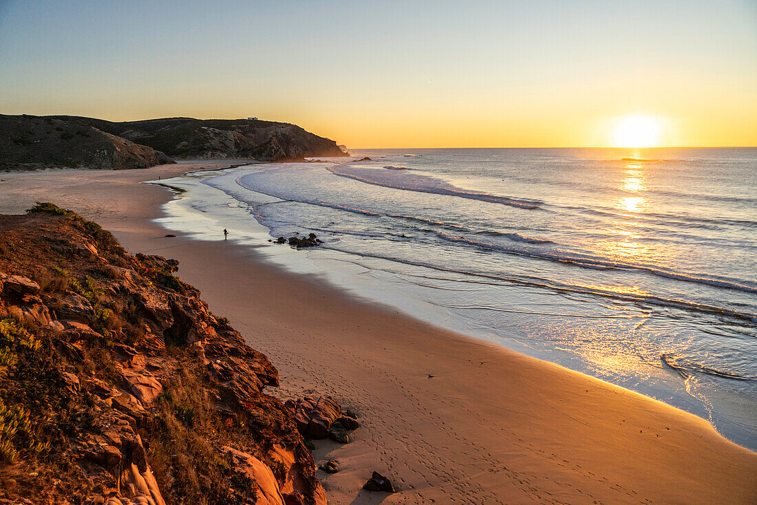  Europe, Portugal, Algarve, Amado Beach, Atlantic Coast, 