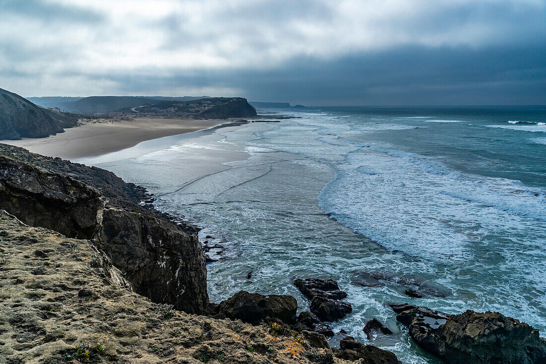  Europe, Portugal, Algarve, Monte Clérigo Beach, Atlantic Coast, 