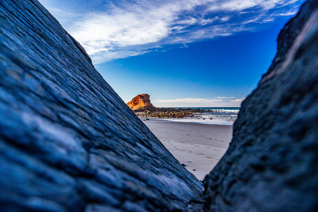 Europa, Portugal, Algarve, Ponta Ruiva Beach, Atlantikküste,