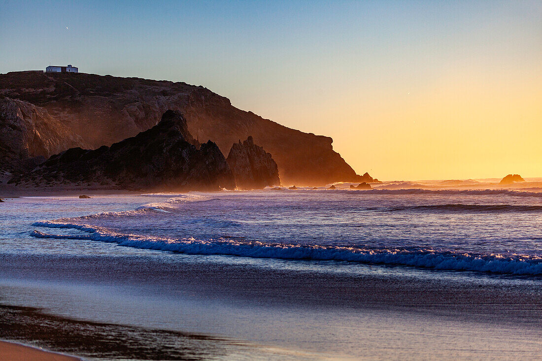 Europa, Portugal, Algarve, Amado Beach, Atlantikküste,