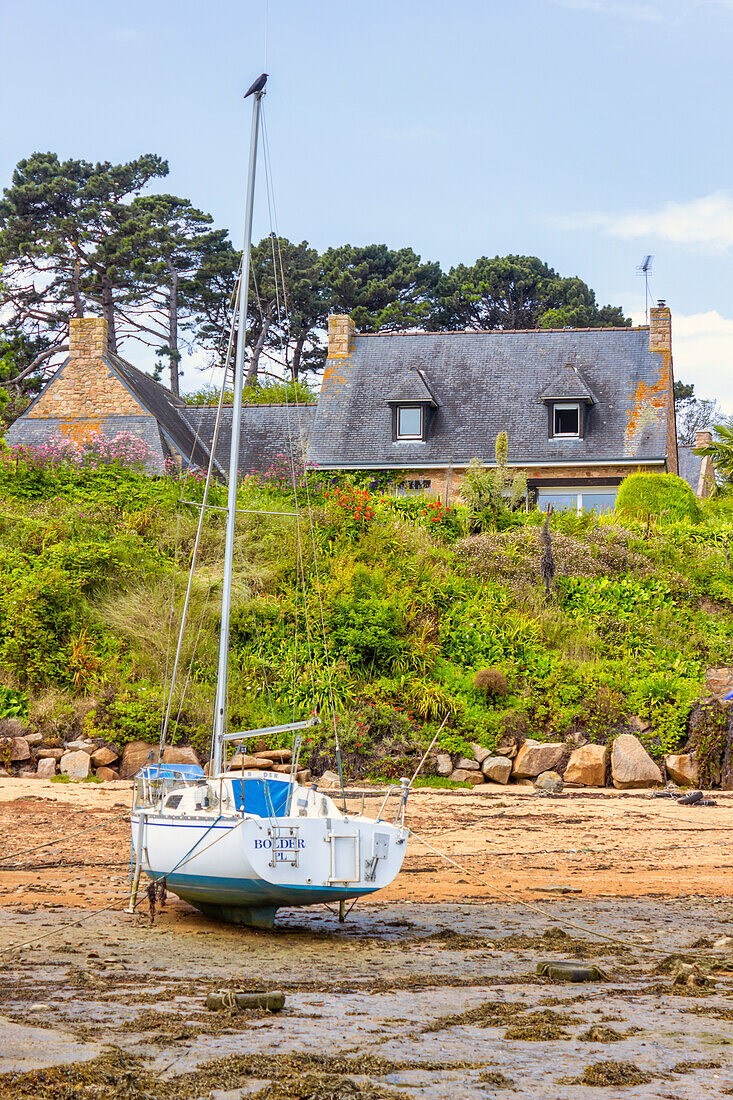 Boat, Île-de-Bréhat, Côtes-d'Armor, France