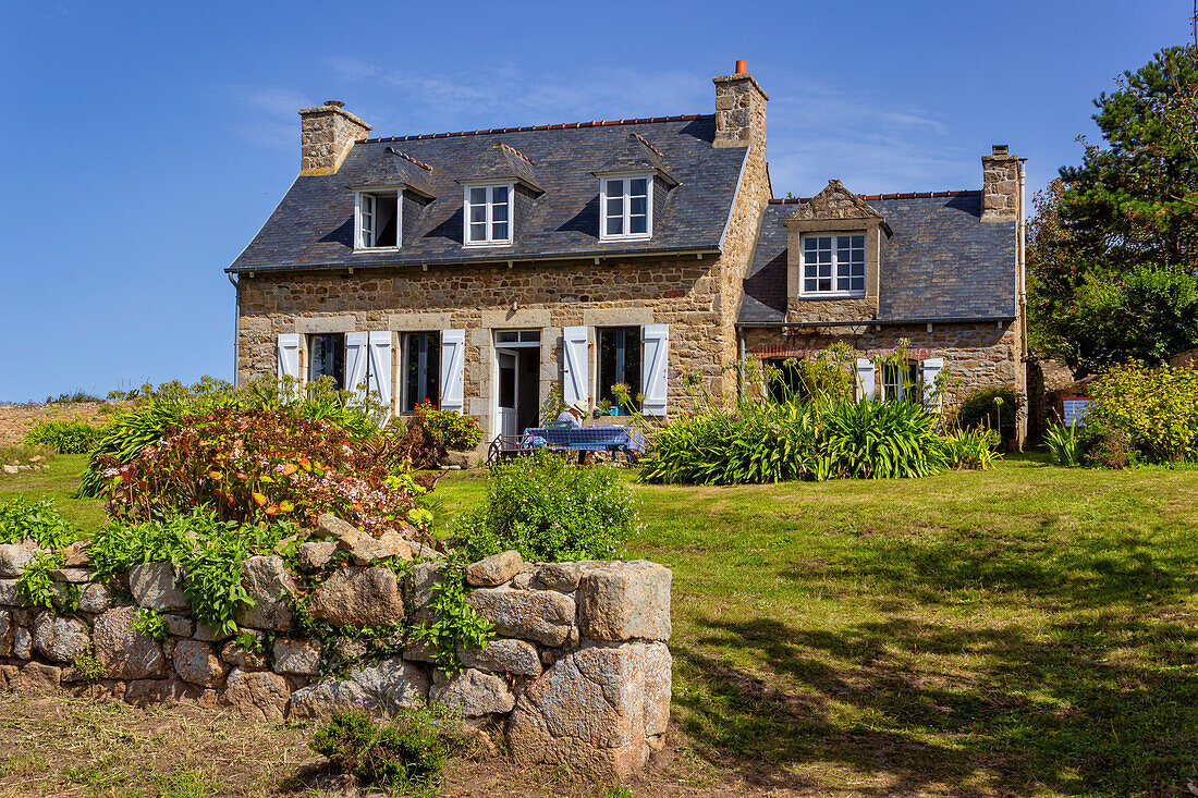 Cottage, Île-de-Bréhat, Côtes-d'Armor, France