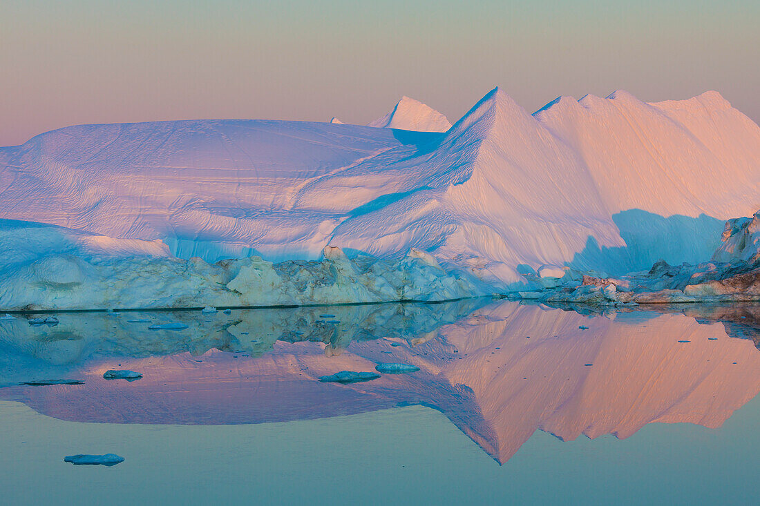  Iceberg in the Kangia Icefjord, UNESCO World Heritage Site, Disko Bay, West Greenland, Greenland 