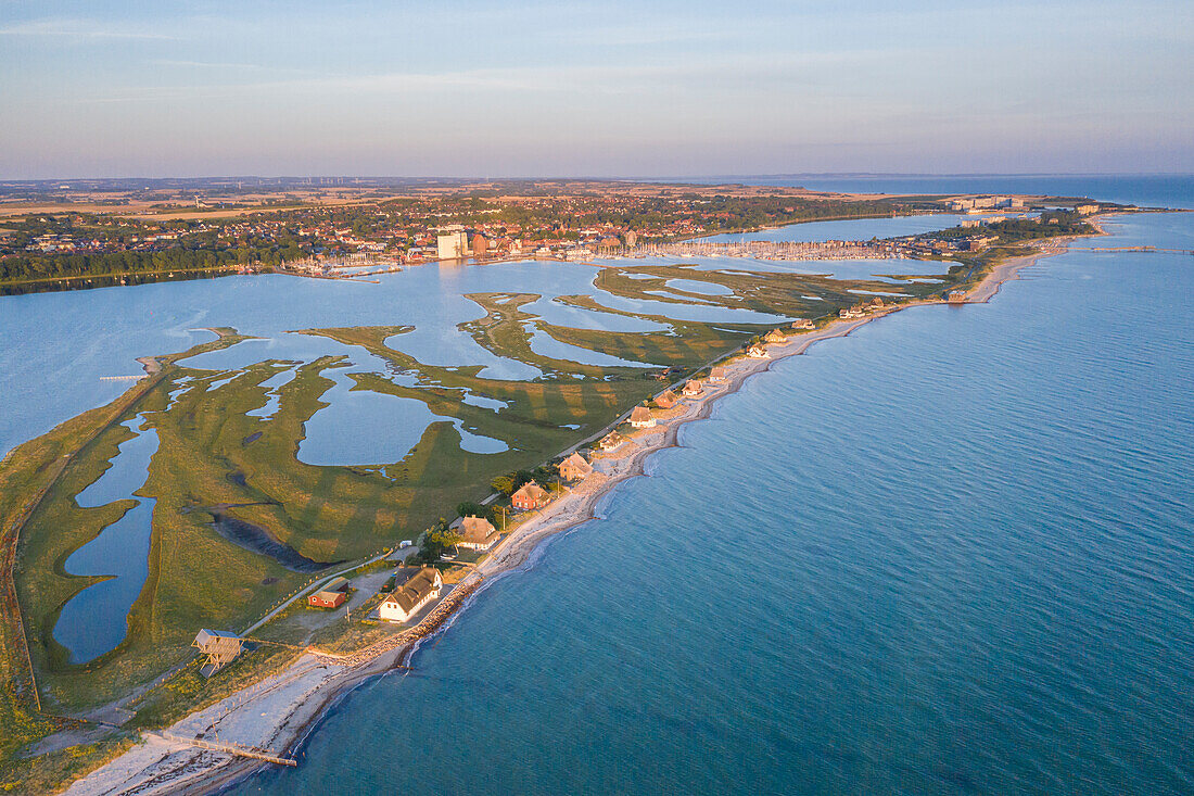  View of the Graswarder, Heiligenhafen, Schleswig-Holstein, Germany 