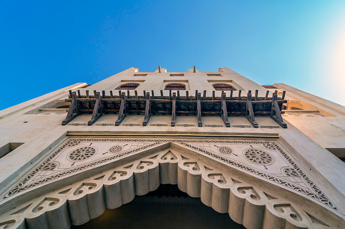 Saudi-Arabien, Provinz Asch-Scharqiy, Oase al-Hasa (al-Ahsa), Urbanes Zentrum Hofuf, historisches Stadttor zum Markt Qaisariah Souq