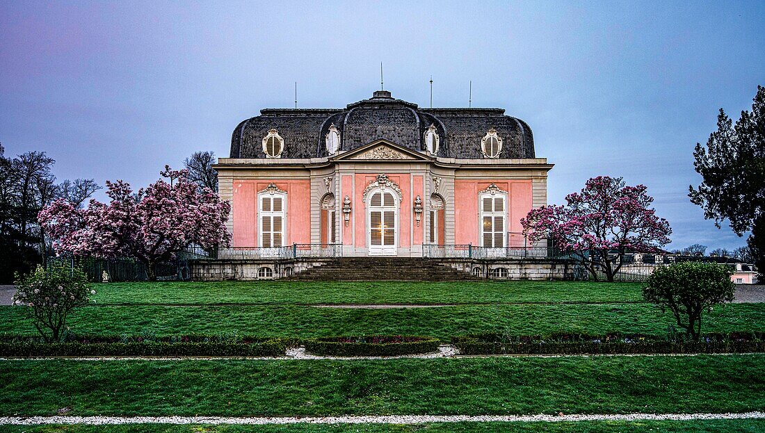  Benrath Park and Palace in spring, Düsseldorf, NRW, Germany 