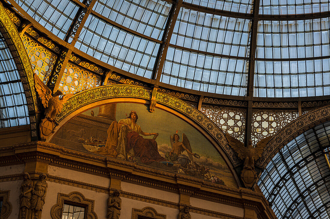  Galleria Vittorio Emanuele II, Metropolitan City of Milan, Metropolitan Region, Lombardy, Italy, Europe 