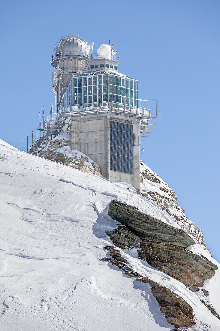  Jungfraujoch Sphinx Observatory, Alps, Wengen, Grindelwald, Canton of Bern, Bern, Valais, Switzerland, Europe 
