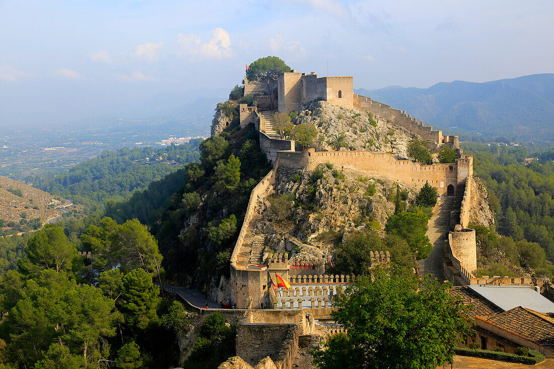 Burg von Xàtiva oder Jativa, Provinz Valencia, Spanien