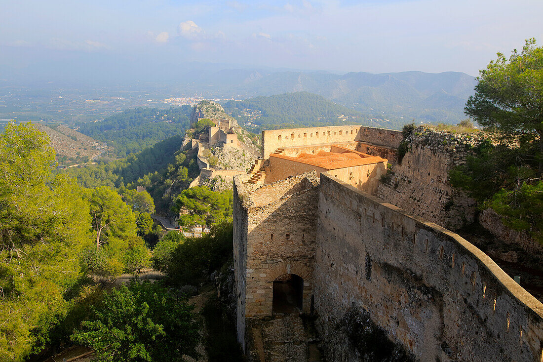 Burg von Xàtiva oder Jativa, Provinz Valencia, Spanien