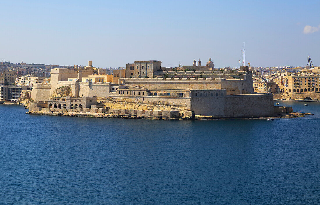 Festung St. Angelo, Grand Harbour, Vittoriosa, Valletta, Malta