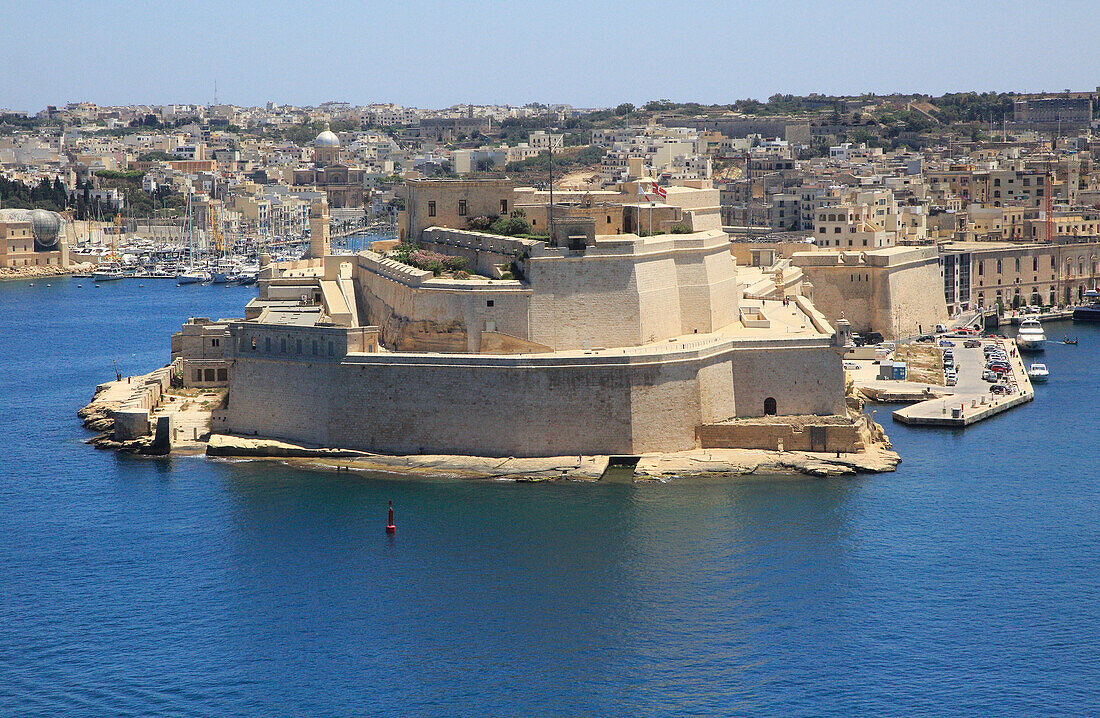 Festung St. Angelo, Grand Harbour, Vittoriosa, Valletta, Malta