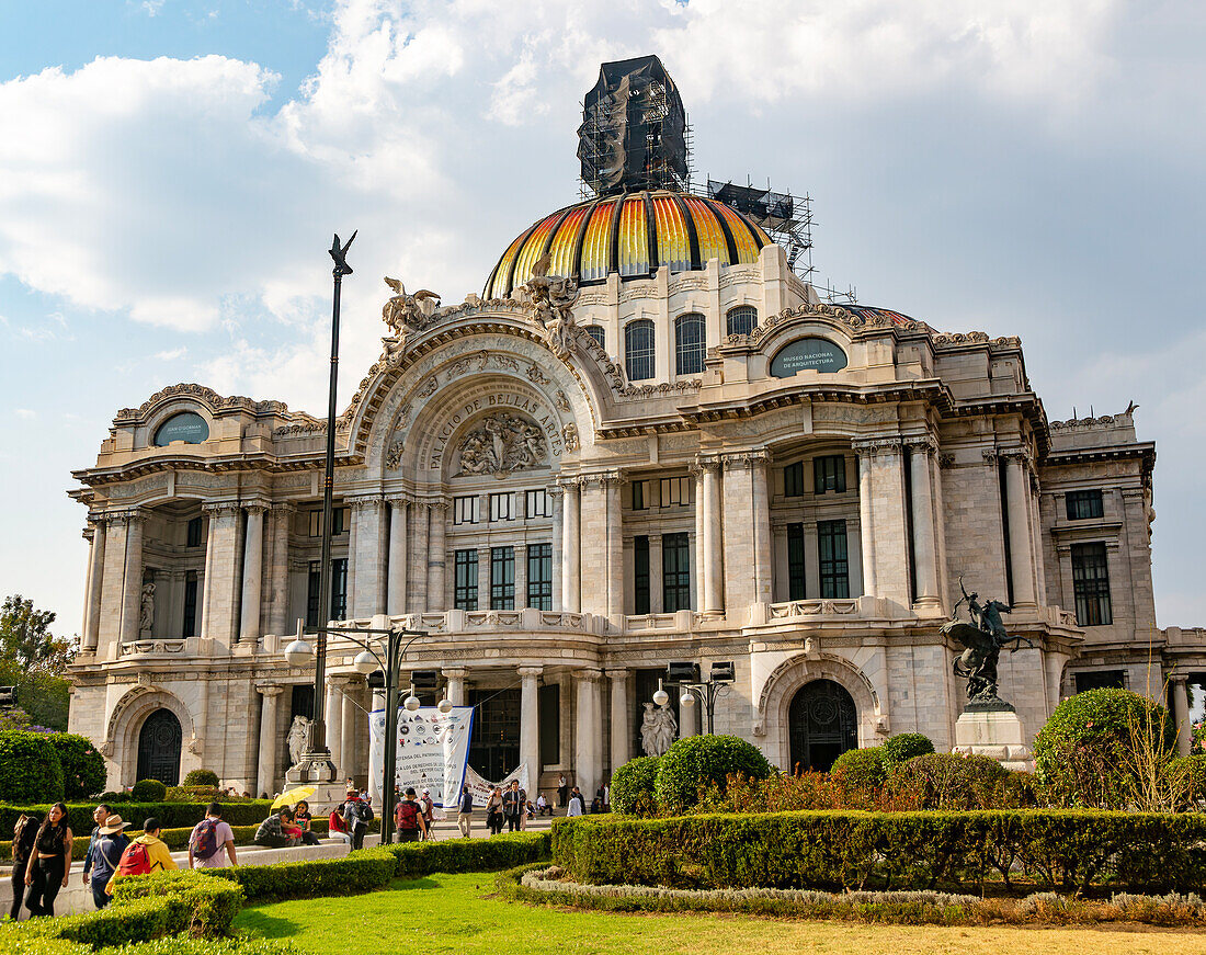 Palacio de Bellas Artes, Palace of Fine Arts historic building,  Mexico City, Mexico