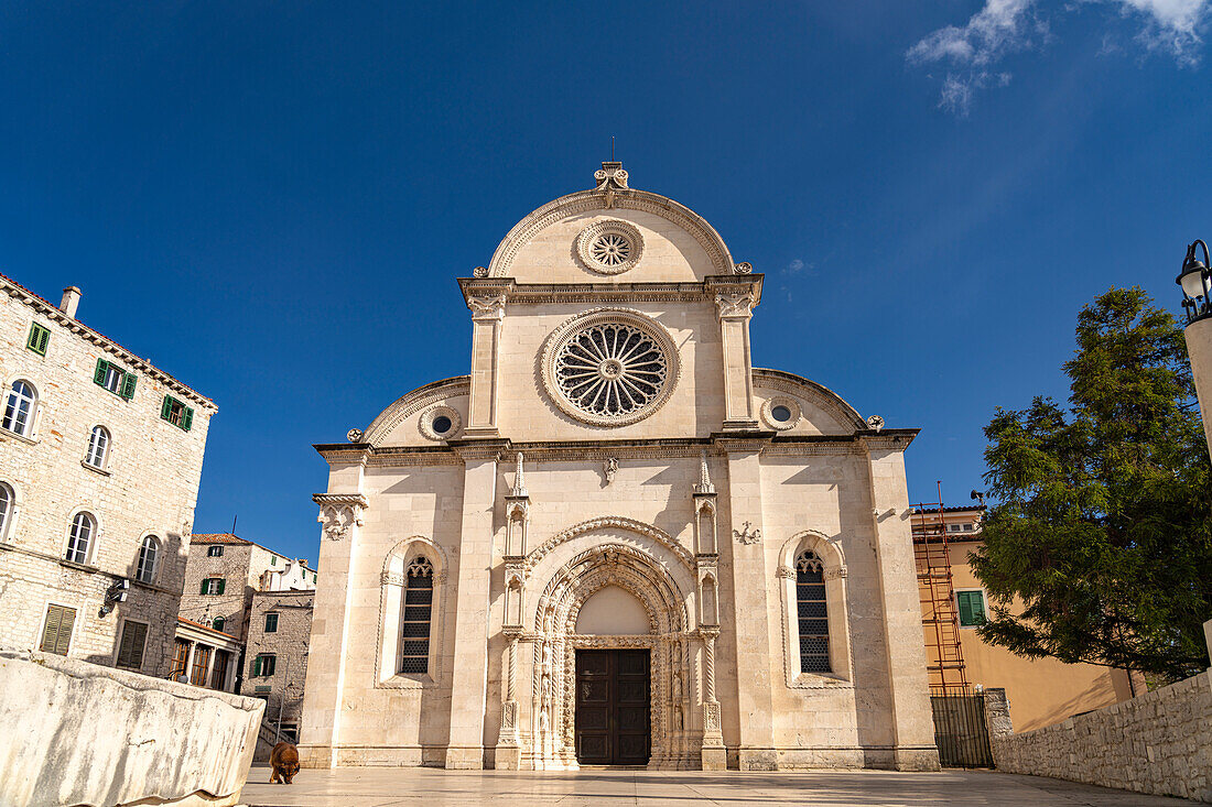 Cathedral of St. James, UNESCO World Heritage in Sibenik, Croatia, Europe