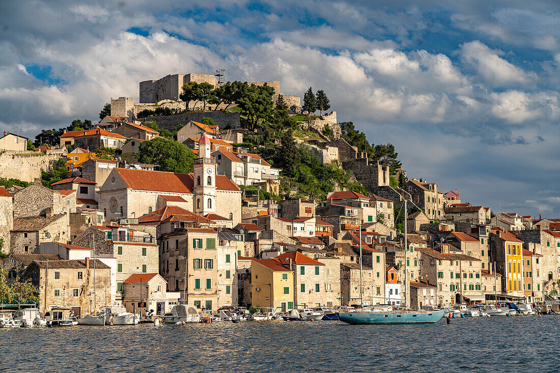 Stadtansicht Sibenik, Kroatien, Europa