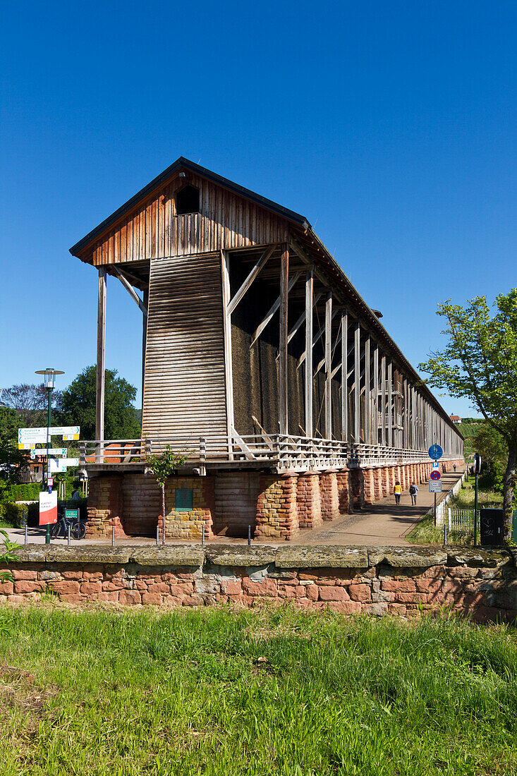 Das Gradierwerk, Saline in Bad Dürkheim, Rheinland-Pfalz, Deutschland