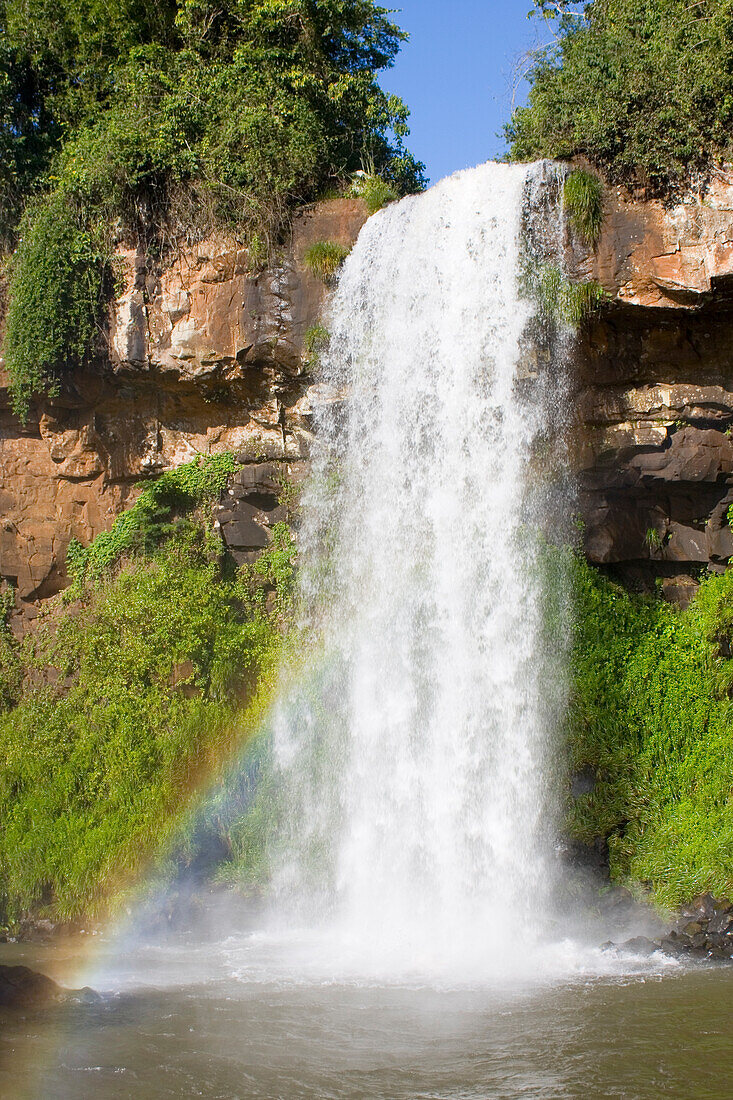  Part of the Iguazu or Iguacu Falls on the border between Brazil and Argentina 