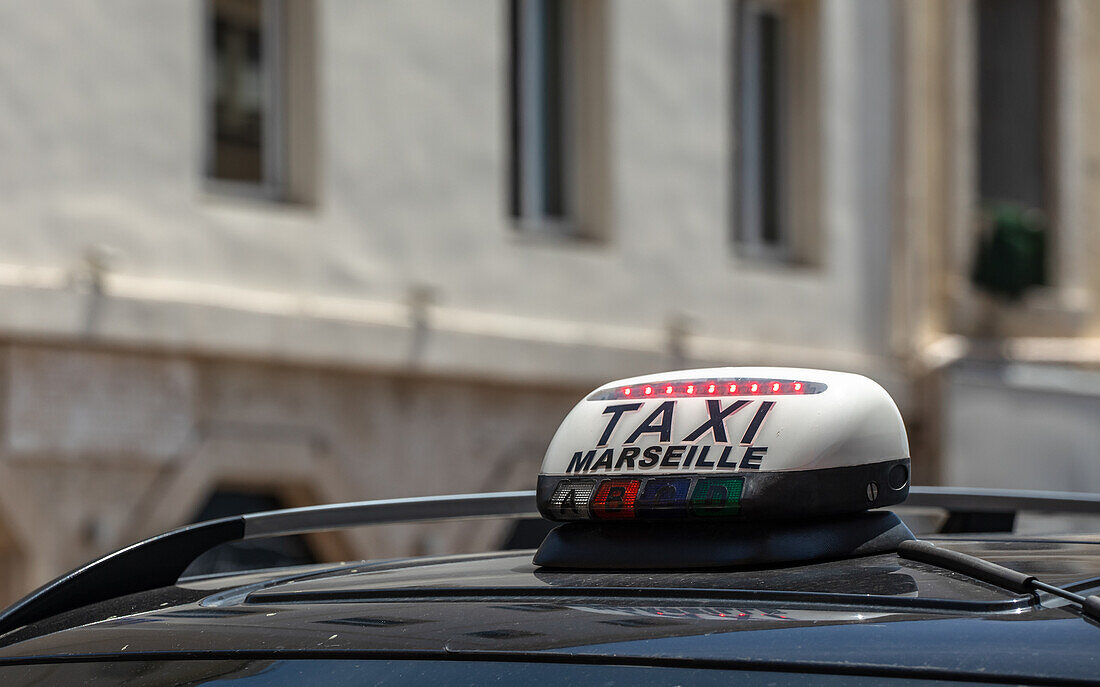  Taxi in Marseille, France 