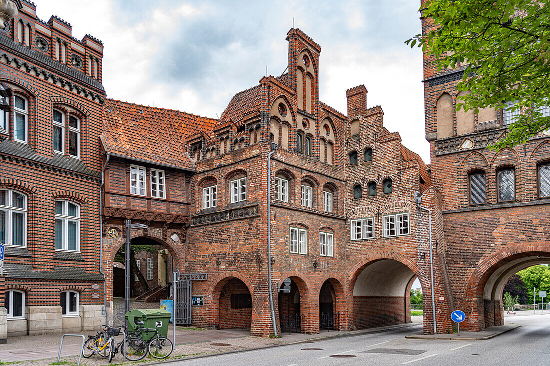 Das Burgtor in der Hansestadt Lübeck, Schleswig-Holstein, Deutschland