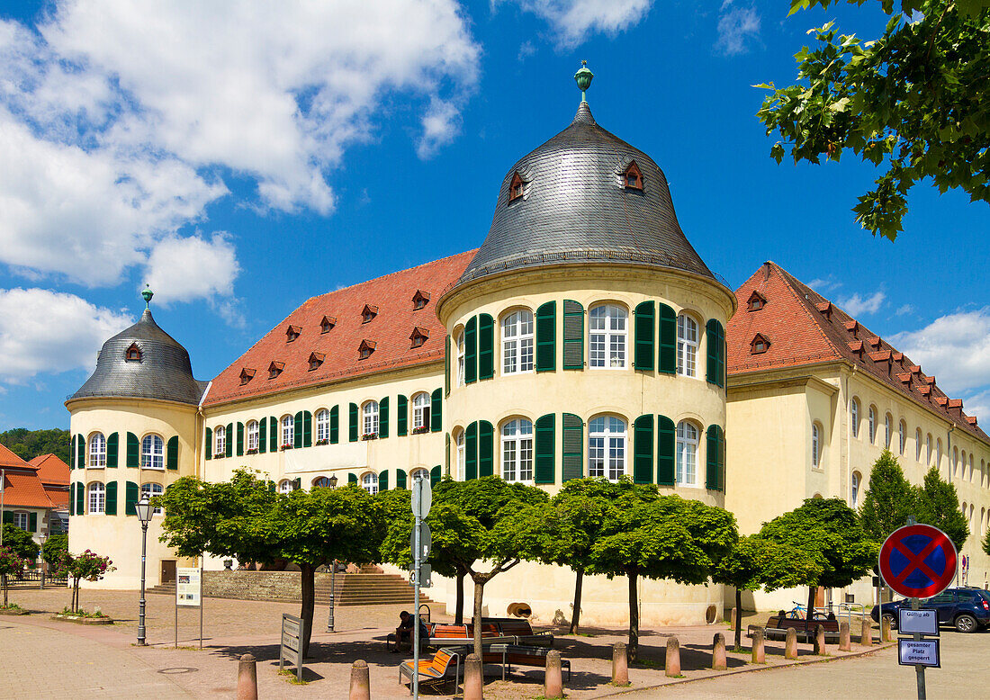  The castle in Bad Bergzabern on the German Wine Route, Rhineland-Palatinate, Germany 