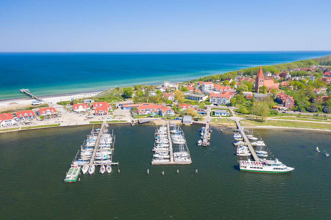  View of the Baltic Sea resort of Rerik, Mecklenburg-Western Pomerania, Germany 