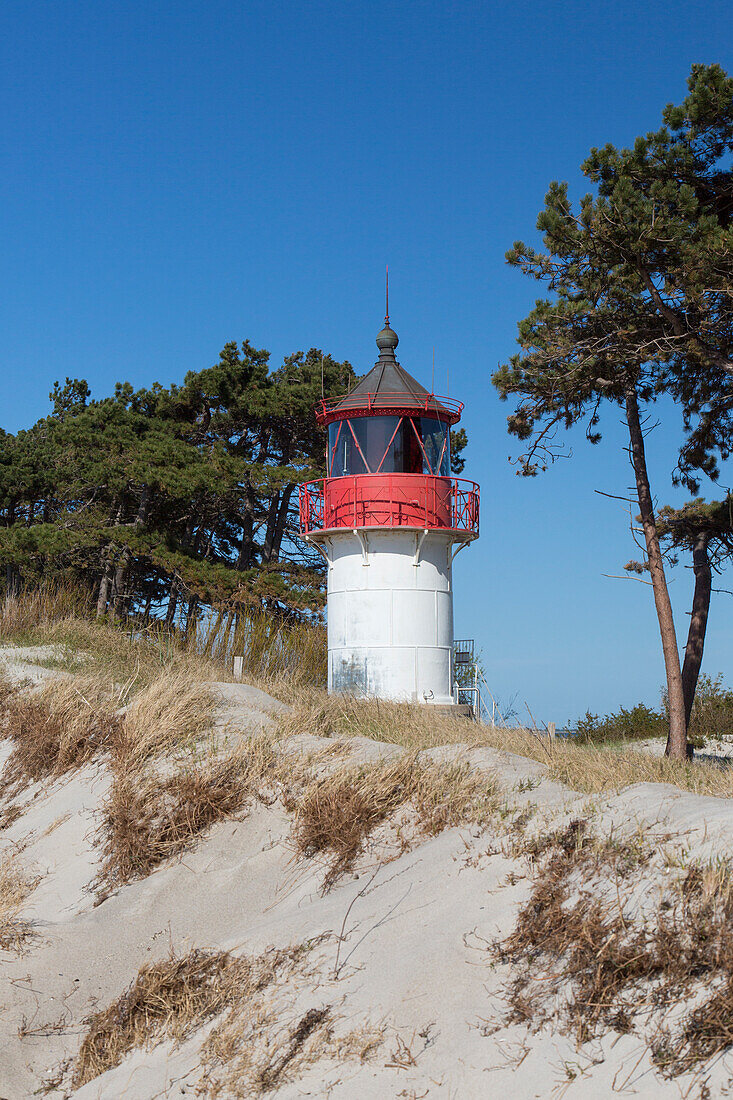  Gellen lighthouse, Hiddensee, Western Pomerania Lagoon Area National Park, Mecklenburg-Western Pomerania, Germany 