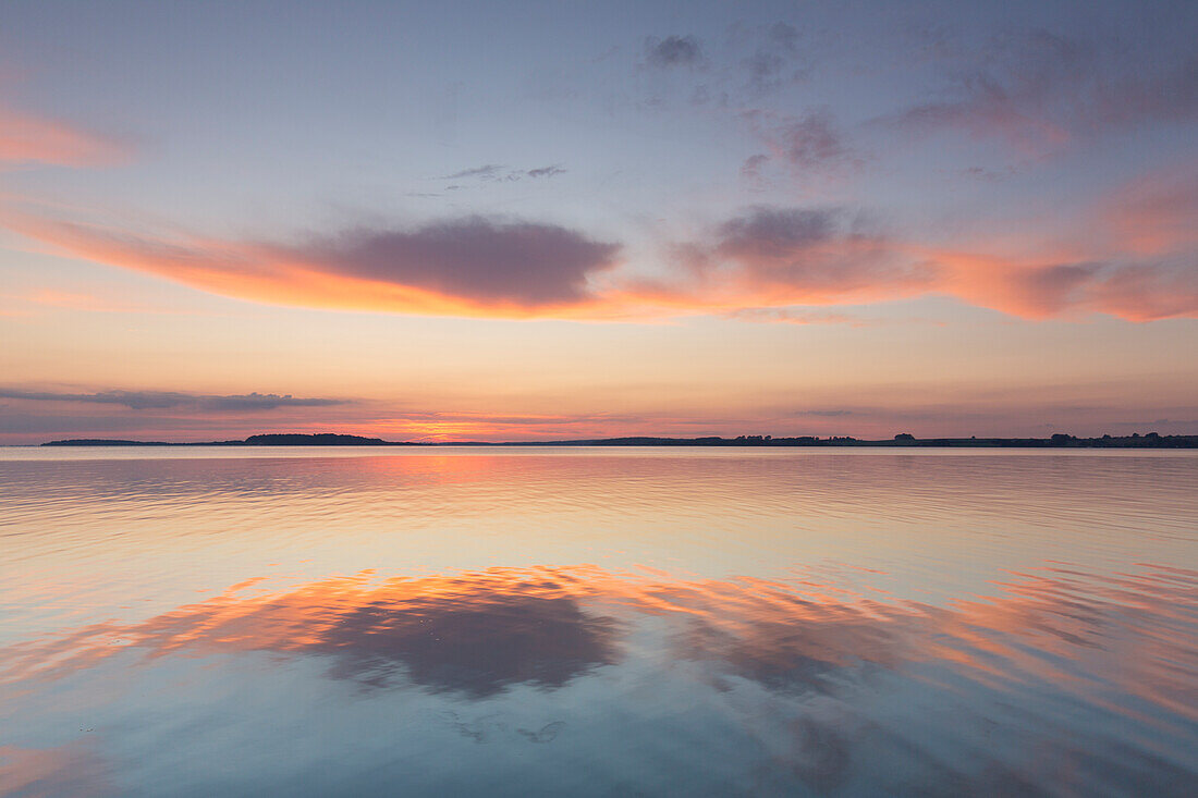  Sunset over the Baltic Sea, Rügen Island, Mecklenburg-Western Pomerania, Germany 