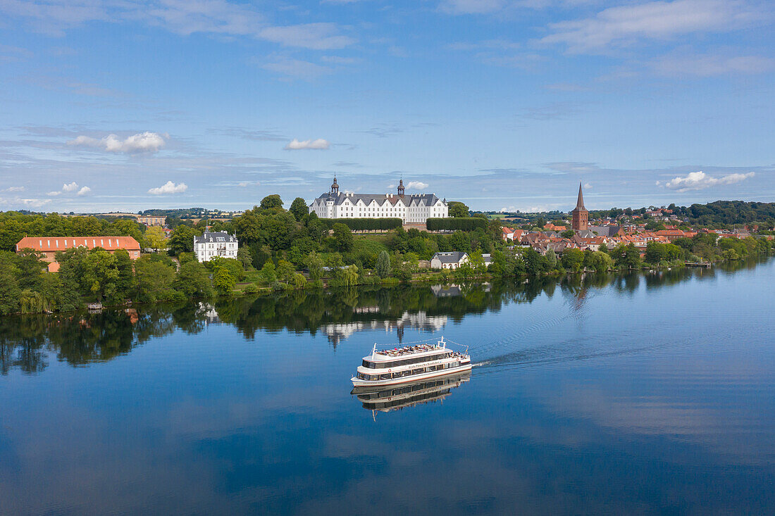  Ploen Castle on Lake Ploen, Schleswig-Holstein, Germany 