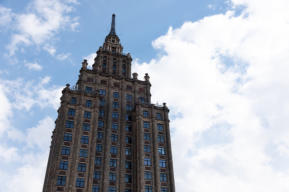 Akademie der Wissenschaften, Stalinbau, auch Stalins Geburtstagstorte genannt, Riga, Lettland