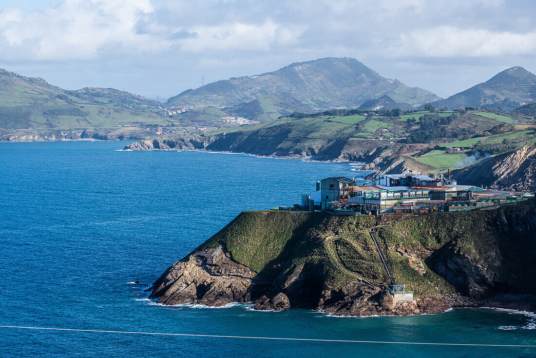 Seaside coastal view, Pais Vasco, Spain