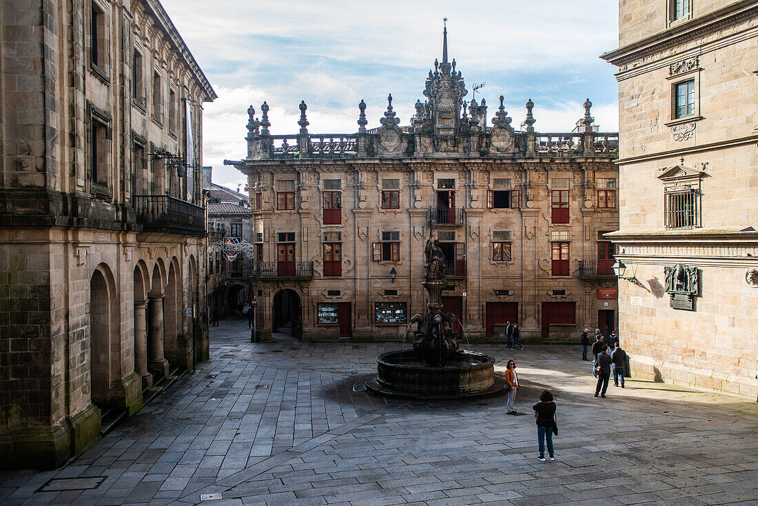 Praza de Praterias, Santiago de Compostela, Spain