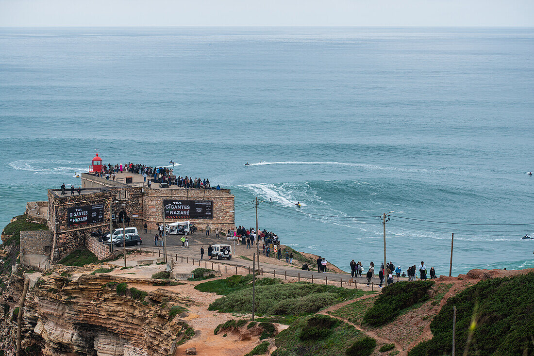 Aussichtspunkt bei Nazaré, Portugal