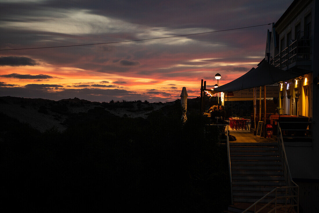 Sonnenuntergang, Vilanova de Milfontes, Portugal