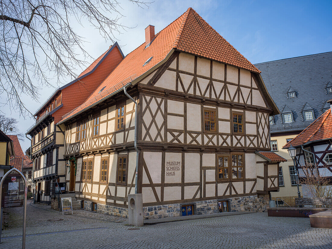  Museum Schiefes Haus, Wernigerode, Harz, Harz district, Saxony-Anhalt, Germany, Europe 