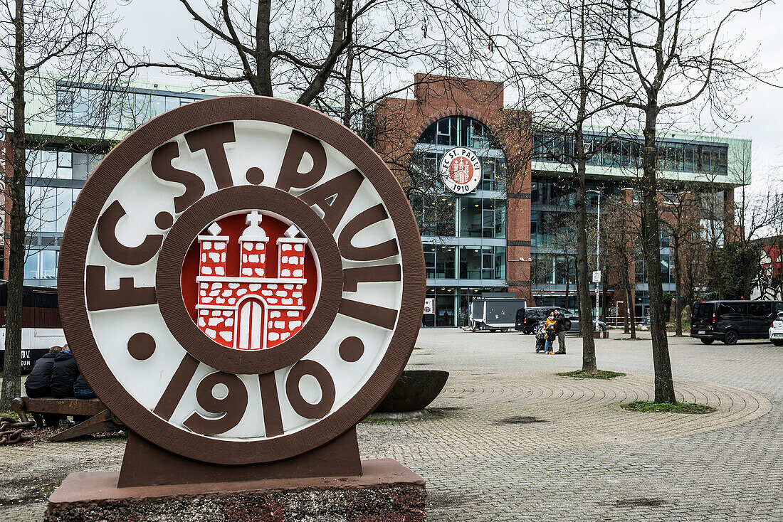  Football stadium, Millerntor Stadium, FC St. Pauli, St. Pauli, Hamburg, Germany 