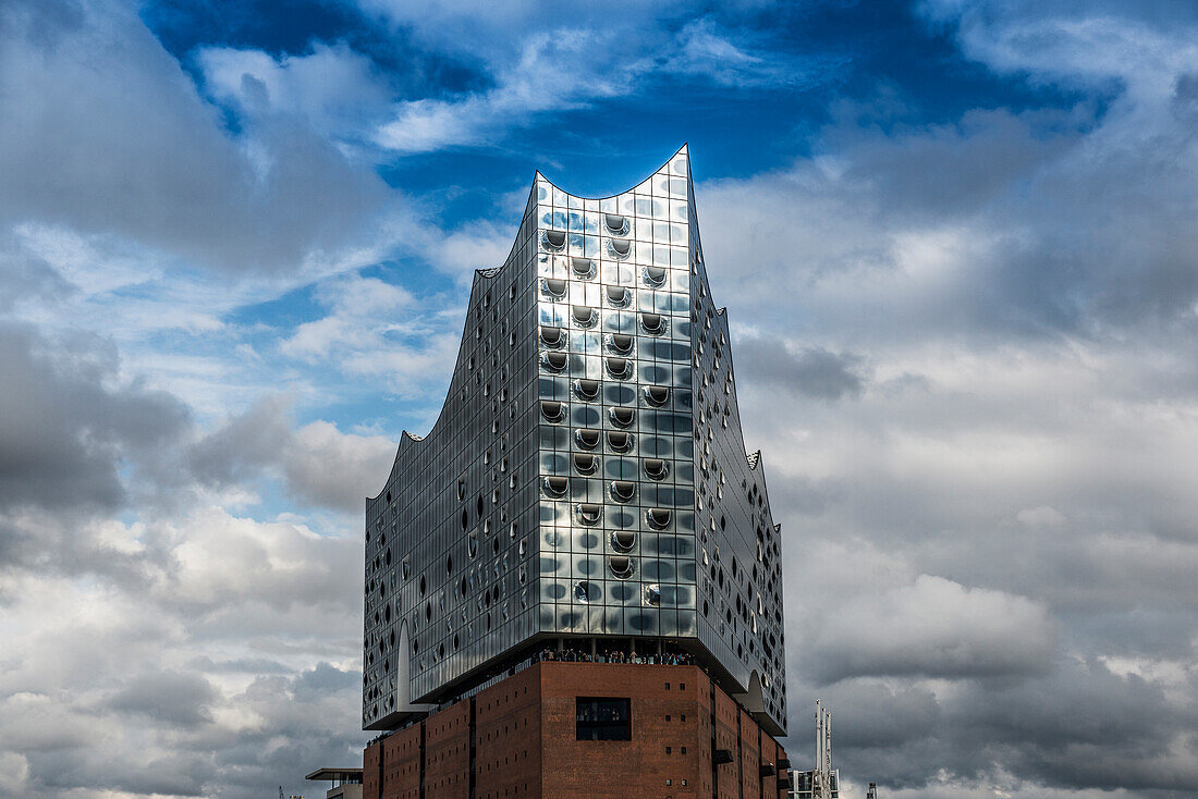 Elbphilharmonie, Architekten Herzog & De Meuron, Hafencity, Hamburg, Deutschland