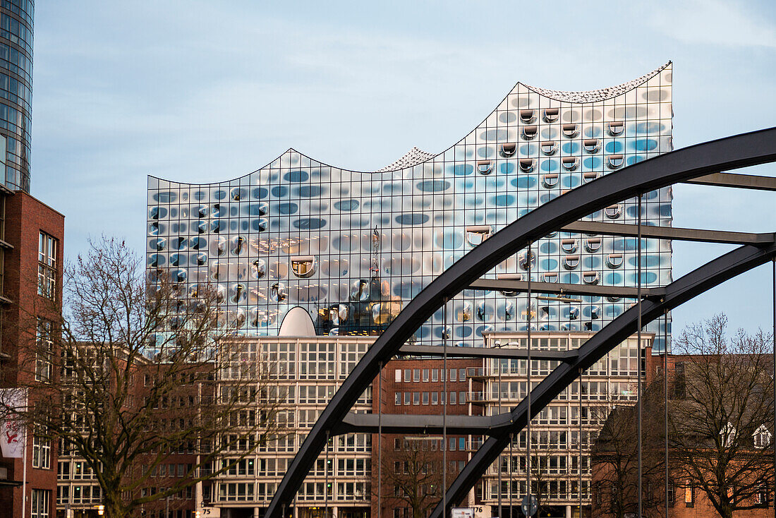 Elbphilharmonie, Architekten Herzog & De Meuron, Hafencity, Hamburg, Deutschland