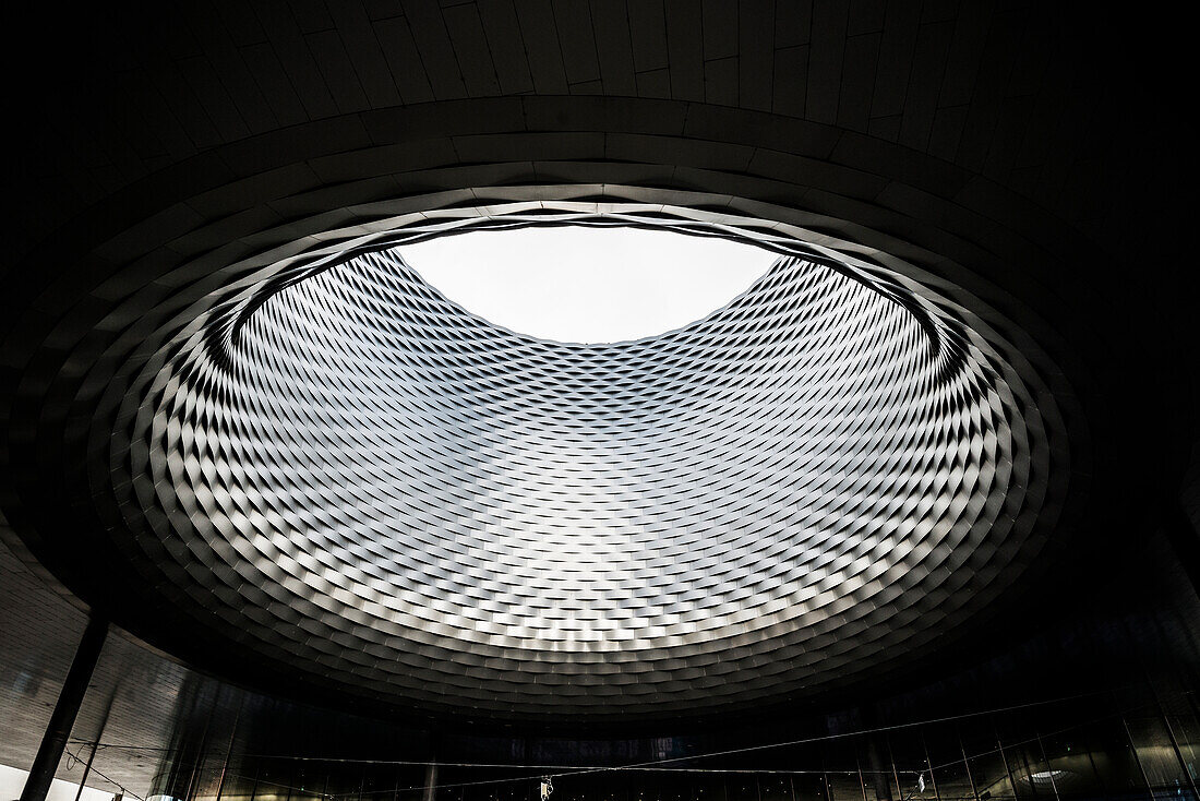  Modern architecture, new building for Messe Basel, architects Herzog and de Meuron, Basel, Canton of Basel-Stadt, Switzerland 