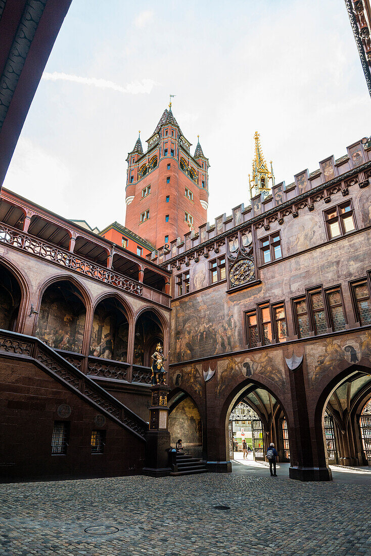 Rathaus, Basel, Kanton Basel-Stadt, Schweiz