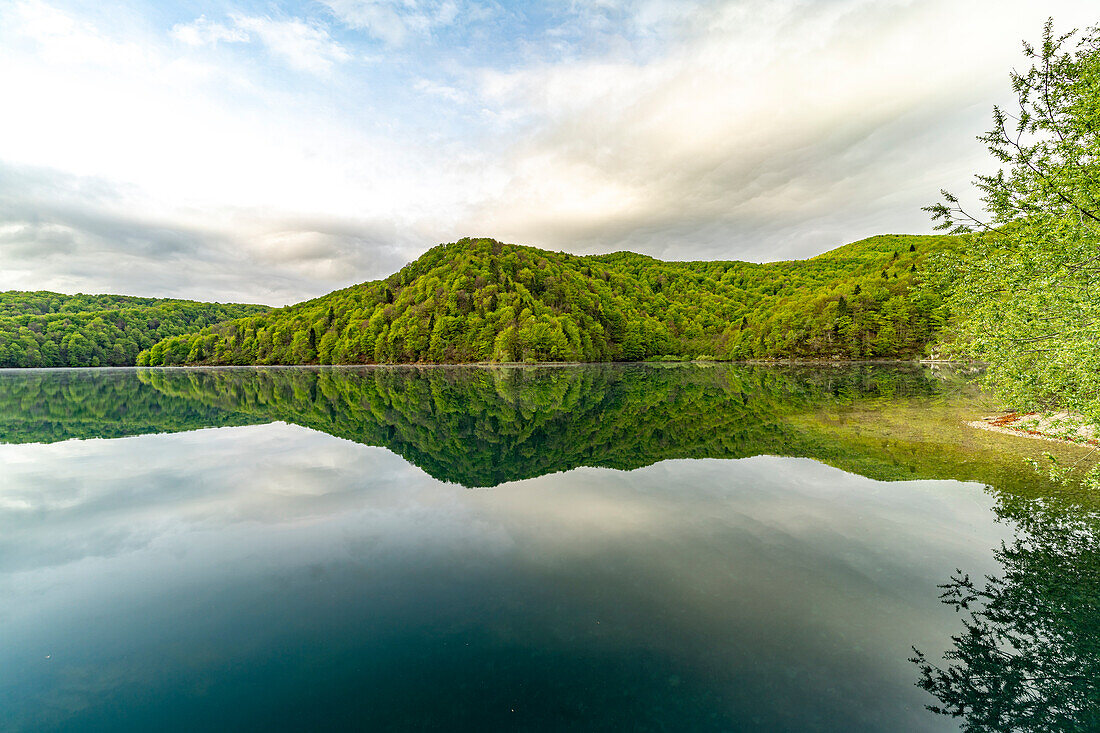  The largest lake Kozjak in Plitvice Lakes National Park, Croatia, Europe  