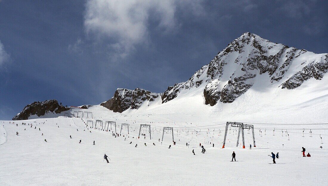  Glacier ski area, Stubai Valley, Tyrol, Austria 