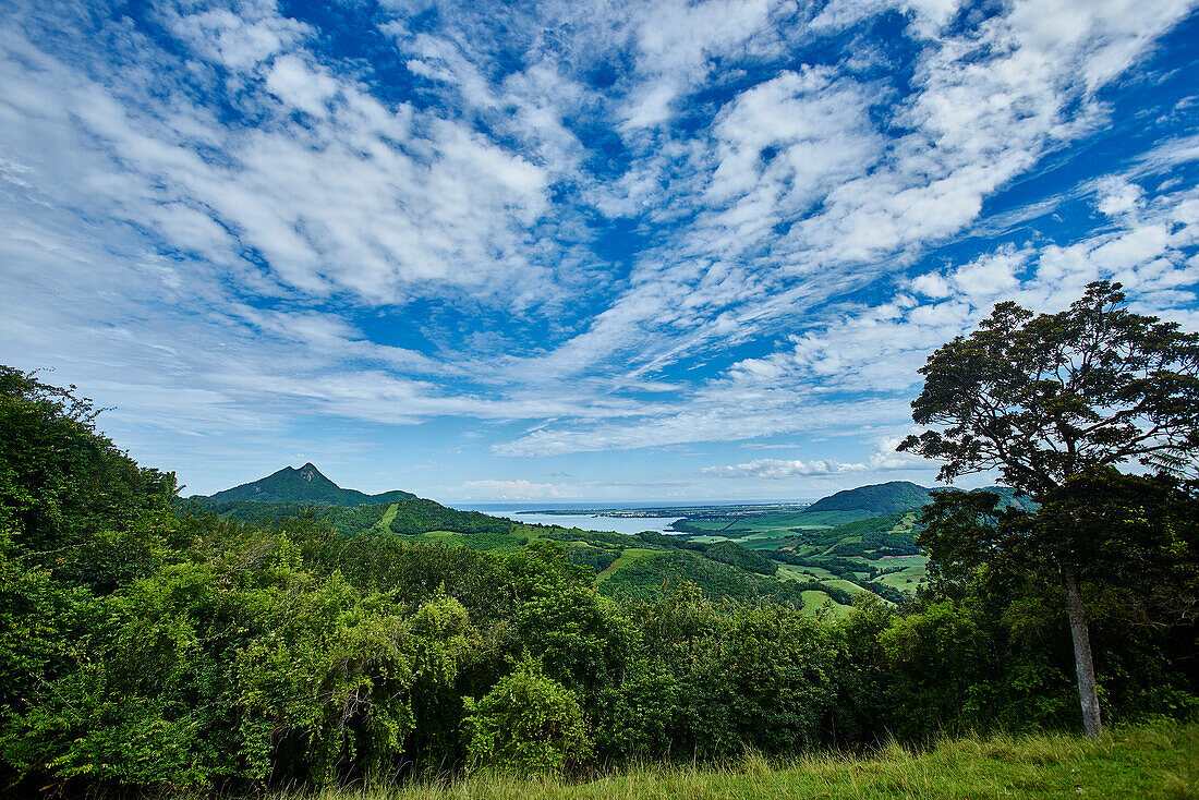 Afrika, Insel Mauritius, Indischer Ozean, Berge im Hinterland