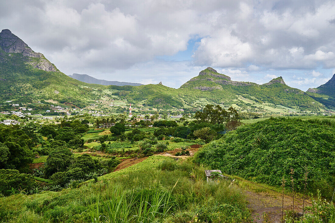 Afrika, Insel Mauritius, Indischer Ozean, Berge im Hinterland